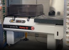 Minipack Replay #RP85, Semi-auto L-bar Sealer Shrink Wrapper & Chamber, 32" width x 12" diameter roll, 32" x