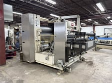 54" Welex, 3-Roll Down Stack, Chrome Rolls, 54" width Chill Rolls, 18" x 24" x 24" diameter Rolls, 68"