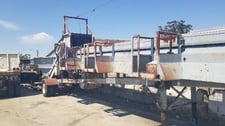 8 Station 45' x 3' sorting line, loads on back end
