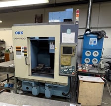 OKK #DGM-400, vertical machining center, 16 automatic tool changer, 30-taper, 22" X, 16.1" Y, 16.1" Z, 18" x