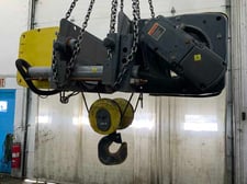 8 Ton, R & M #SX50410080P56FDLOF, 16534 lb. cable crane hoist, 9 meters lifting height, 2005