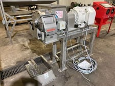 Bucher #Unipektin-C25, Fruit & Fiber Mill, Rotary Cutter w/ Auger Feed, Motor Drive, Discharge Box