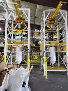 Nol-tec #BBU+LIW, Powder Handling System, Twin Tower, Dual Feeder, Dilute Ph Pneu Transfer, 43.7 lb/ 87.4