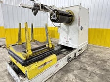 15000 lb. COE Press Equipment #CPPS-350-18, Feed Line, Coil Reel & Car w/Straightener, 18" x 0.31" capacity