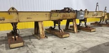 53 Ton, Bushman #MT-420, Telescoping Magnetic Lifting Spreader Beam w/Ohio Magnetics Diesel Generator