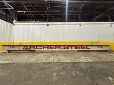 Archer Steel Spreader Bar/Lifting Beam, 75 Ton, 45' L, 3" diameter X 2.75" Picking Eyes, 13" x 24.5" I Beam