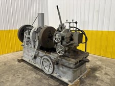 6" Landis #6P, Receding Die Head Pipe Threader, 10.8-36.7 RPM, 22" Carriage, 28" Front Chuck, 32" Rear Chuck