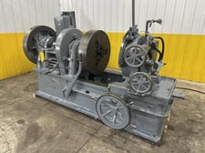 6" Landis, Rotary Head Bar & Pipe Threader, (8) 10.8-36.7 RPM, 22" Carriage, 28.5" Front Chuck, 32.5" Rear