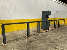 16 Ton, Eitel #RP16, Precision Hydraulic Straightening Press, 7/8" Stroke, 22" Daylight, 6-3/8" Throat Depth