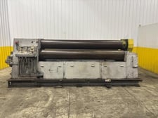 10' x 3/4" Kumla #PV7H, Hydraulic Plate Roll, 3 Roll, 22" diameter Capacity, Drop End Hydraulic