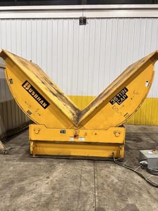 70000 lb. Bushman #M9604, Coil Upender, Pendant Control, 2-Chain, 7.5 HP, 2015