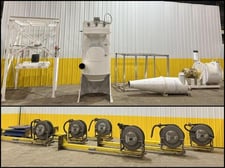 Clean Air Technologies/Eurovac, Industrial Transit & Bus Central Vacuum System, 4-Station, 40 HP