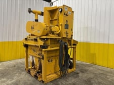 800 cfm Hi-Vac #230, Industrial HiVac Vacuum System, (12) Filters, 4" Inlet diameter, 1.5 yd. Dump Hopper, 30