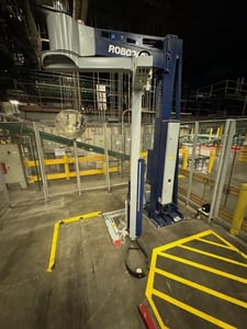 Robopac #Rototech-CS-708-PVS, Semi-Automatic Stretch Wrapper, Floor Mounted, 55" x 55" x 78" H Load capacity