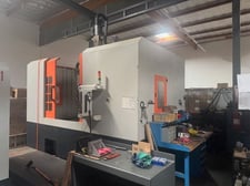 DMTC #CGK5112JD, CNC vertical boring mill, Fanuc 0iTF, 4-jaw 39.37"chuck, 8 station with 2 tool holders, 2020