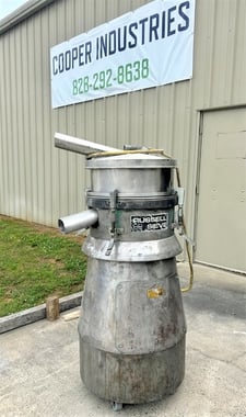 20" Russell Finex sifter #16350, Stainless steel contact parts, 2 HP Reliance electric motor, 2006