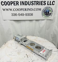 4" Salina Vortex #D4-2SSY-SL, dual knife gate diverter valve, Stainless