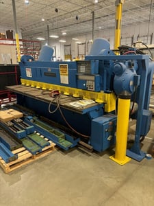 1/4" x 10' Cincinnati #1810G, Mechanical Shear, 36" front operated power back gauge, 120-3/4" between
