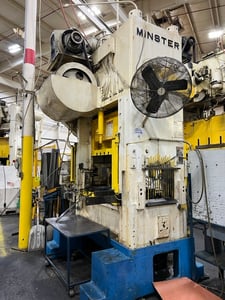 150 Ton, Minster #P2-150-54 PieceMaker, straight side double crank press, 23" Shut Height, 4" adj, 54" x 40"