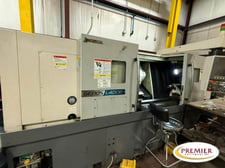 Okuma #Genos-L400E, CNC lathe, OSP-P200L Control, 20.4" swing, 42" centers, 2.7" bar, 10" chuck, 2011