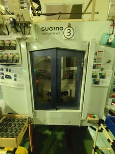 Sugino #Self-Center-VC15, vertical machining center, 15.7" X, 12.6" Y, 12.4" Z, 2.9/5 HP, 12000 RPM, chip