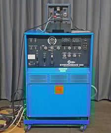 210/300 Amps, Miller #Syncrowave-300, Arc Welder, w/ Miller Coolmate 3, 208/240/480 V., 3ph/1ph