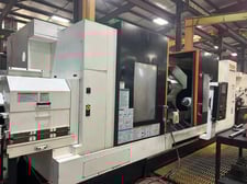 Mazak #Slant-Turn-Nexus-550M, 3-Axis, Matrix Nexus Control, 40.9" swing, 24" chuck, 12.5" bar, 2011