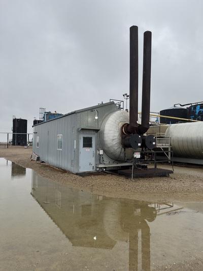 120" x 30' Horizontal Treater, 75 psi, 1986