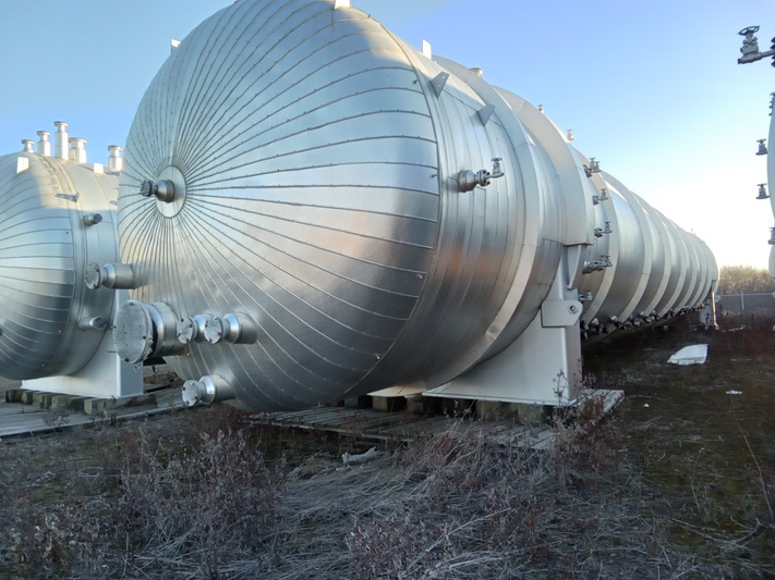 168" x 100' Horizontal Cold Treater, 132 psi, 2014