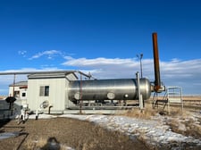 72" x 24' Horizontal Treater, 75 psi, 1996