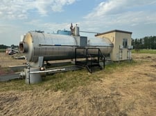 72" x 25' Horizontal Heated Treater, 50 psi, 1988