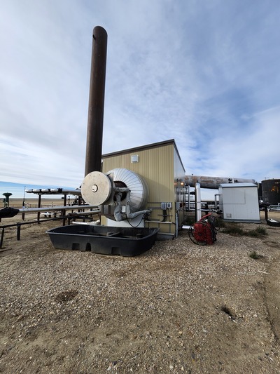 96" x 30' Horizontal Treater, 75 psi, 2012