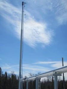 10" x 50' Pyramid Self Supported Flare Stack, 2006