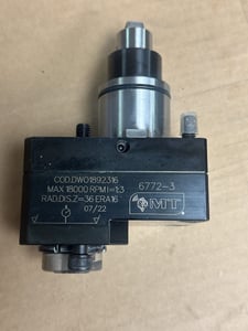 MT Tooling #P/N-DW01892316, ER16 offset radial live tooling holder, 18000 RPM, 1:3 ratio, 2022'