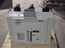 1250 Amps, ABB, VD4 17.12.32, vacuum circuit breaker, 17.5 Kv, 95 Kv, 31.5 Ka, new, 2021