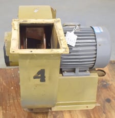 14" Paddle wheel fan, 8-1/2"inlet, 9-1/2" x 7" outlet, 7-1/2 HP, Teco motor,