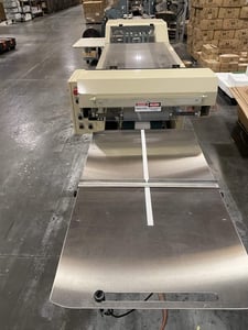 NEDCO #E-Z-Fold-2000-S, Auto Textile Folder, w/ bag & seal, 1,000 items/hr, 110 V., 100 psi, 3-5 CFM, OEM