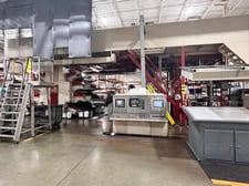 PCMC #CI 62" wide 8 color printing press w/mounter, Allen Bradley controls, Fife web guide