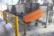 87 cu.ft. J.h. Day Mixing, double ribbon mixer, Stainless steel, 10 HP, center bottom discharge