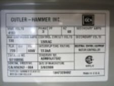 720 HP Cutler-Hammer, S210B8SE, 4160 Volts, new surplus, #MVS4092