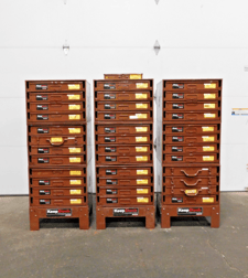 Lawson, stackable metal drawer storage compartments, 36 drawers