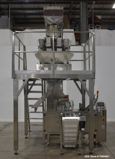 APAI #Econopouch, Bagger, 10-Head Scale, 18 BPM, 220 V., 5.9-11" width x 5.9-12.6" L bag range, Mitsubishi