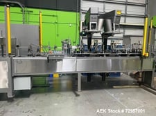 Bartelt #IM7-14, Pouch HFFS, Dual Auger Fillers, 220 V., 100 PPM, Online slitter knife & vacuum pickoff