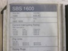1600 Amps, Siemens, SBS1600, manually operated, drawout, #IC3792
