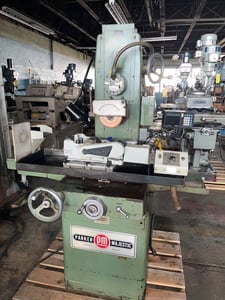 Unison No. C, 5" centerless grinding system, magnetic chuck, 6" x 18" Parker Majestic surface grinder base, 1