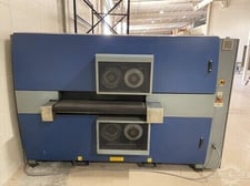 Lissmac #SBM-M1000B2-60, slag grinder, power adjustment for material thickness, 4 brush motors, 2012