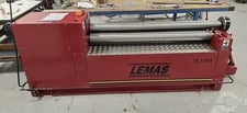 5' x .134" Lemas #TR-120/5, plate bending rolls, 3-rolls, 4.72" roll diameter, 16 FPM, 2022