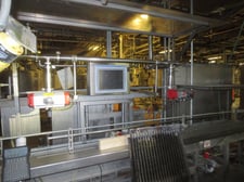 Pearson-Stilltide, cube packaging line, w/ Fillers, Case Handling, & Flow Metering, 50 lb., AB SLC & PLC