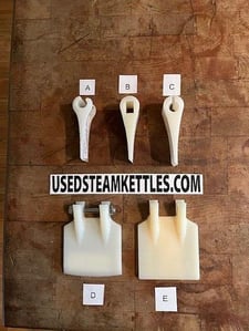 Scraper Fingers For Steam Kettles, " Magnetic" & " Non-Magnetic" Detectable, new, 2025