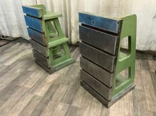 18-1/2" x 36-1/4" x 20" T-Slotted angle plates, 1 set